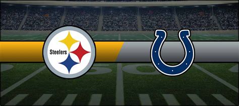 steeler colt box score|colts vs steelers box score.